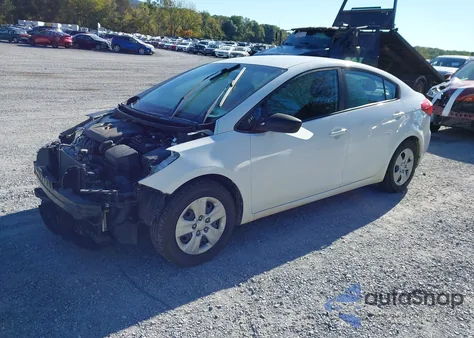 2016 Kia Forte Lx из США, поврежденный, VIN KNAFK4A6XG5619455